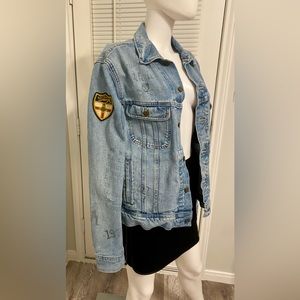 POLO RALPH LAUREN DENIM JACKET 100% AUTHENTIC SZ-L. Vintage